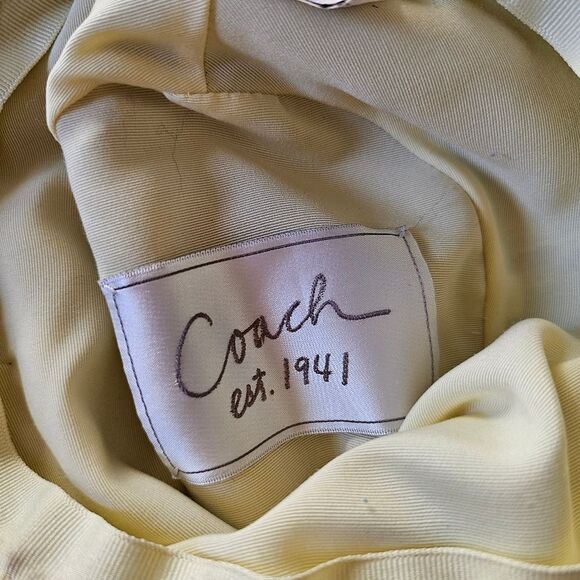 Coach Y2K Early 2000s Monogrammed Embroidered Floral Bucket Hat - Picture 6 of 6